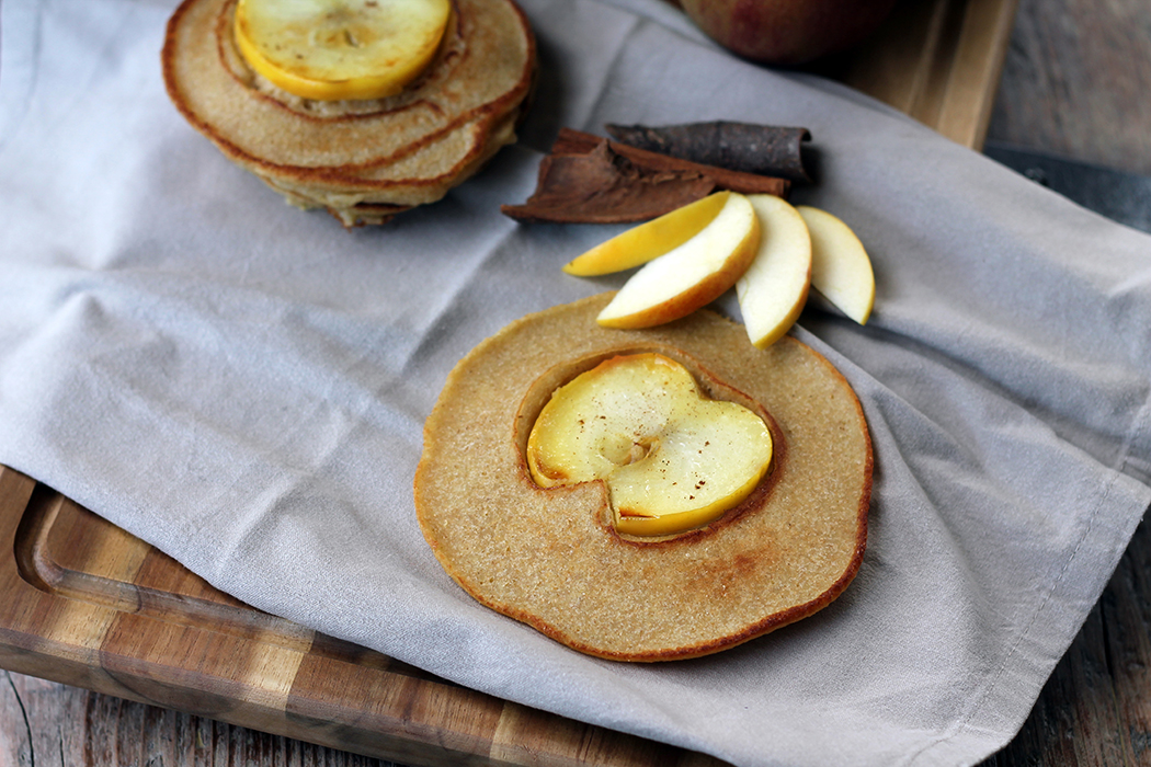 Apfel-Zimt-Pancakes