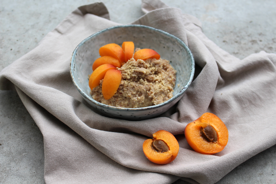 Rezept Instant Porridge Oatmeal Mango Maca mit Aprikosen2